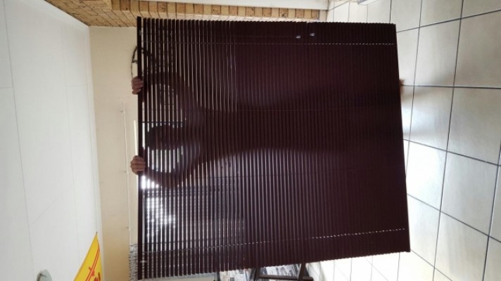 Aluminium wood finish blinds for sale
