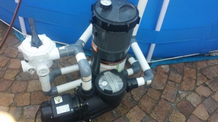 .75kW Pool with cartridge type filter and selector for sale