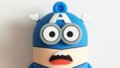 Minion Captain America usb 2.0 flash memory USB Flash Drive 8GB New