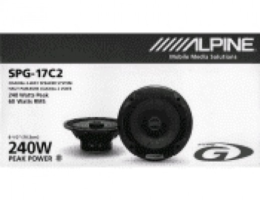 Alpine SPG 17C2 Type G high performance 6 inch Coaxial