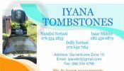 Iyana Tombstones/Memorials