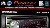 Pioneer DEH X3650UI cd mp3 usb with mixtrax.