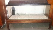 Fish Tank For Sale (includes pumps, heater, stand & rocks)