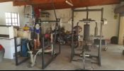 Trojan gym equipment. Bench press. Powercage. Sqaut Rack.