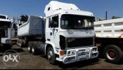 erf horse and end tipper trailer