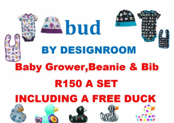 Baby Grower,Beanie & Bib Only R150,Only At Robin Mills!