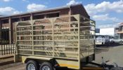 Double acle 3m cattle trailer for sale, R 26 140.00 Cash Prize!!