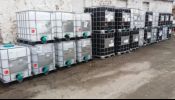 Used 1000L flow bins or IBC tanks suitable for humans drinking water.