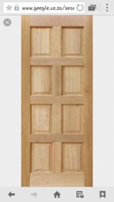 Local Meranti Solid Door R1000 8 panel