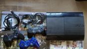 PS3 Super Slim 500GB Console + 3 Controllers + 8 Games(Quality Cond)