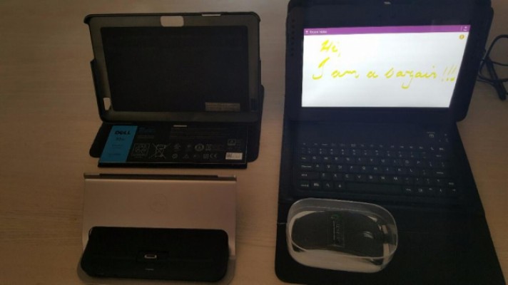 Dell Latitude 10 Tablet with ALL accessories, MS Office, and more.
