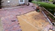 Tarring & brick paving